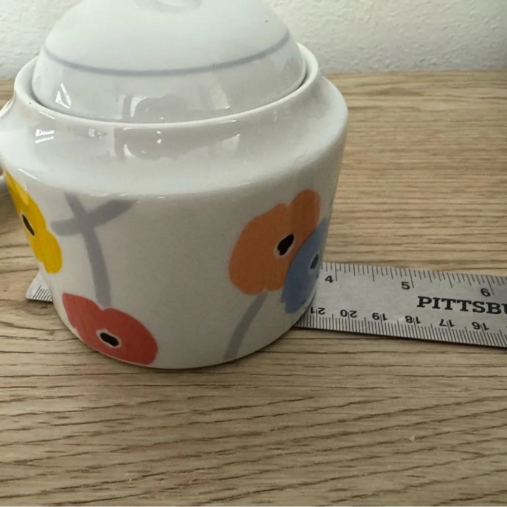 Studio Nova Poppy Promenade Cream and‎ Sugar Bowl Set with Lid Creamer Pitcher
